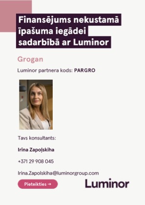 Luminor finansējums Brieža nams Jelgava