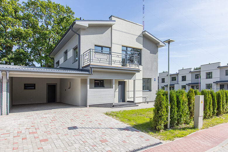 Semi-detached houses in Ulbroka, Ligzdas village